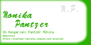 monika pantzer business card
